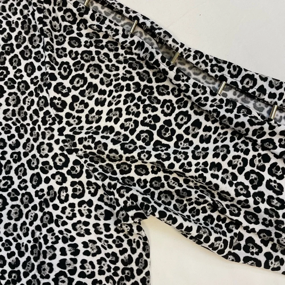 Michael Kors leopard print top 1x SI11‎